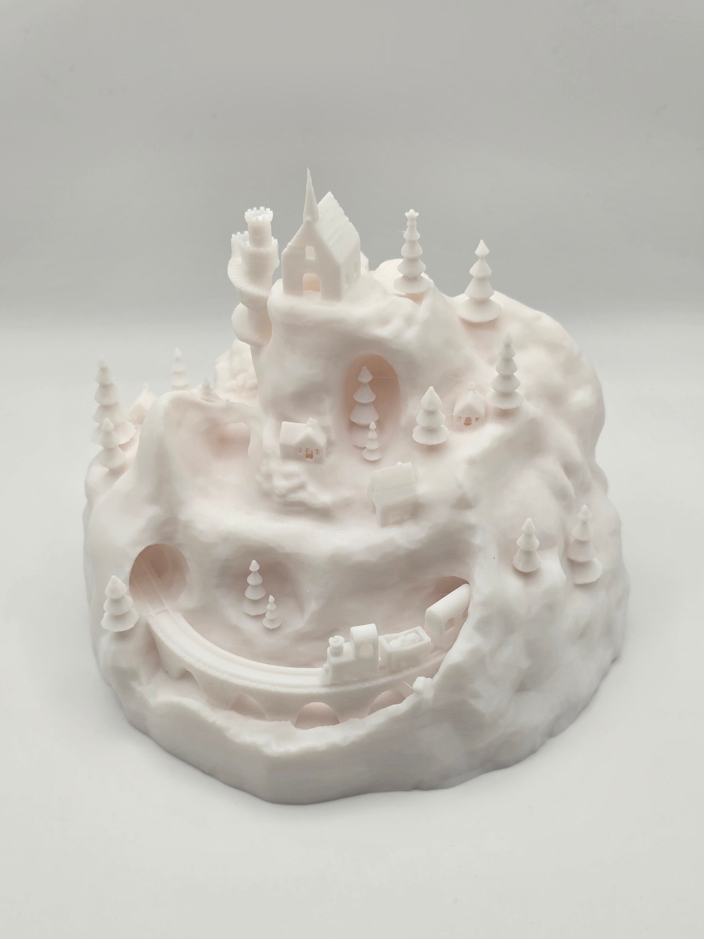 3D Print Christmas Decoration Christmas Village Illuminated Christmas Castle
