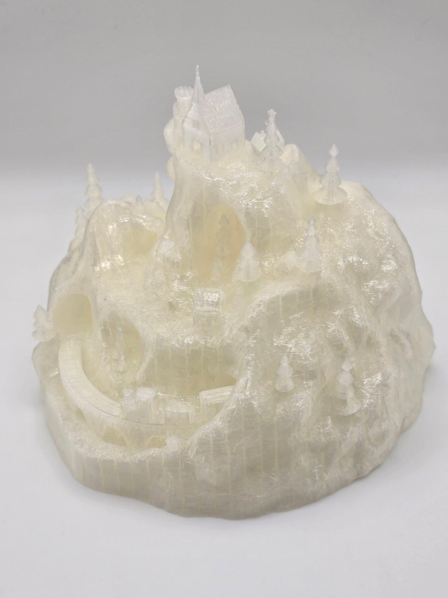 3D Print Christmas Decoration Christmas Village Illuminated Christmas Castle