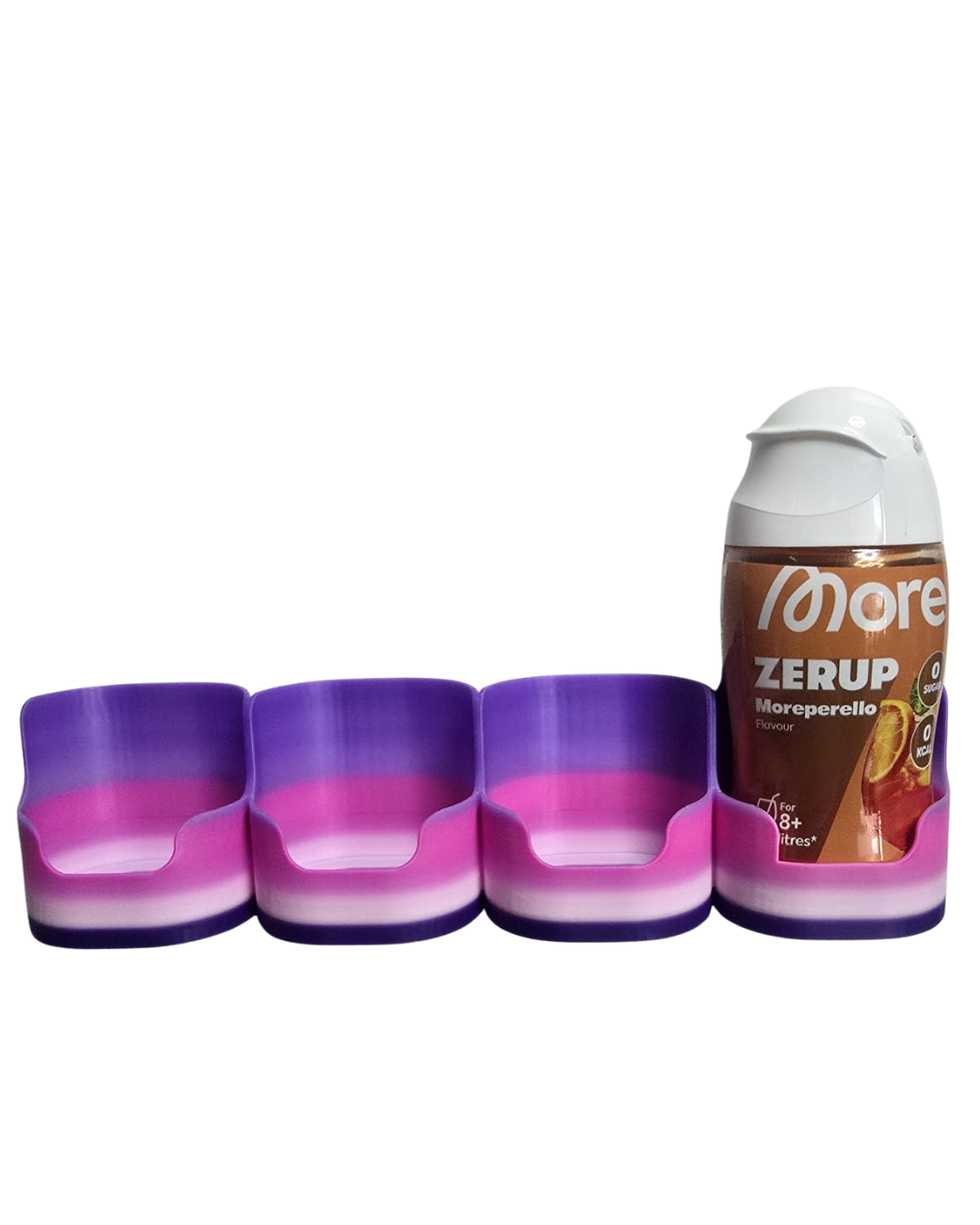 More Zerup Flaschenhalter & Sirup Regal – 1–7 Flaschen, Wand & Tür