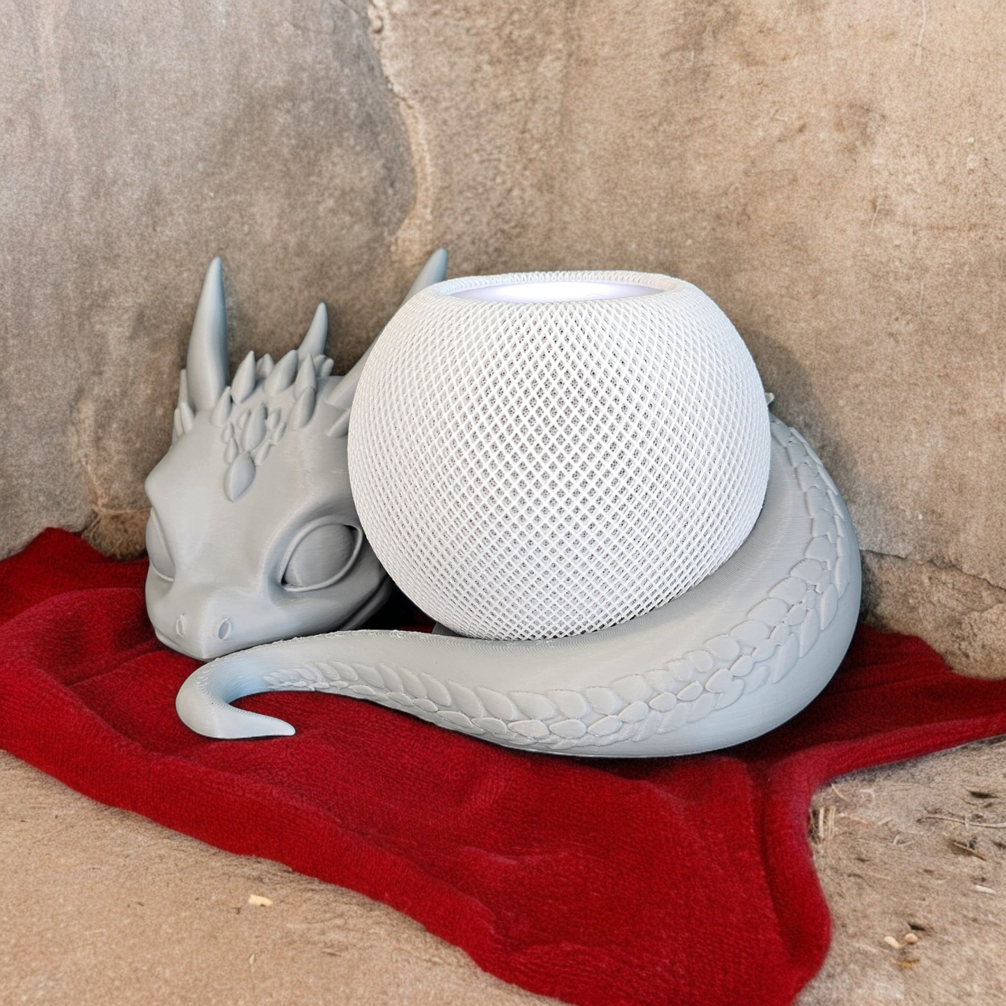 Drache für Homepod Mini Liegend