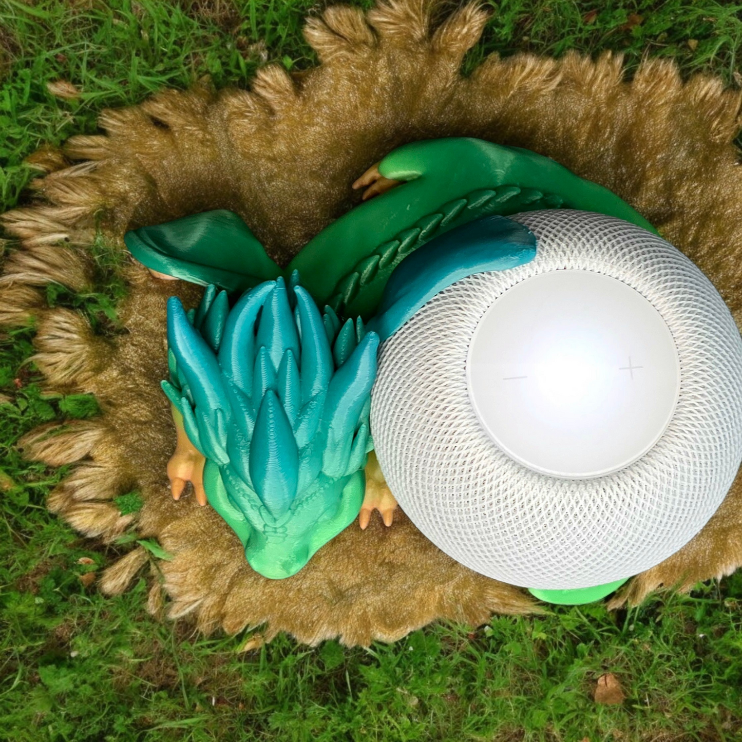 Drache für Homepod Mini Sitzend
