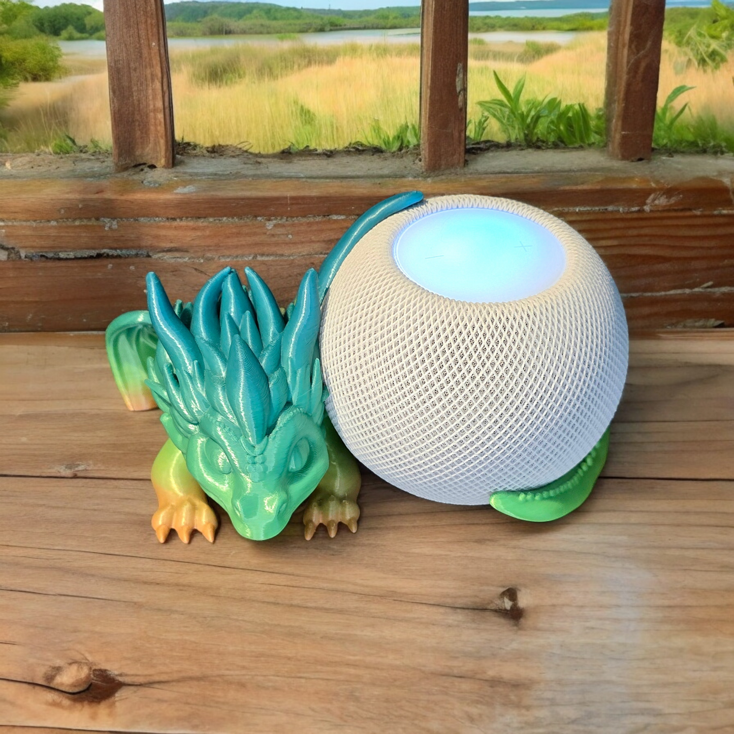 Drache für Homepod Mini Sitzend