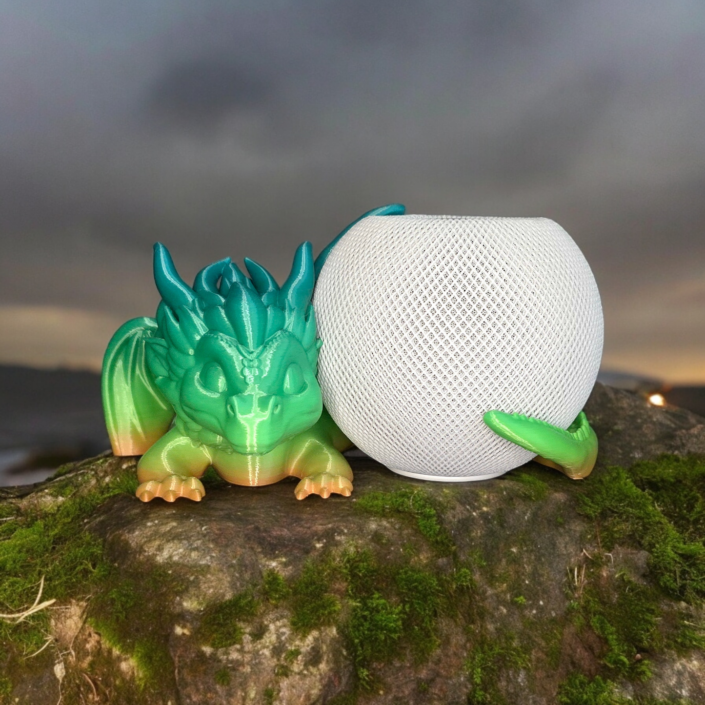 Drache für Homepod Mini Sitzend