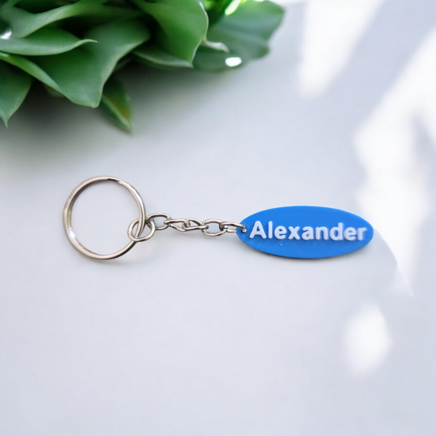 3D Printing Personalized Keychain Oval