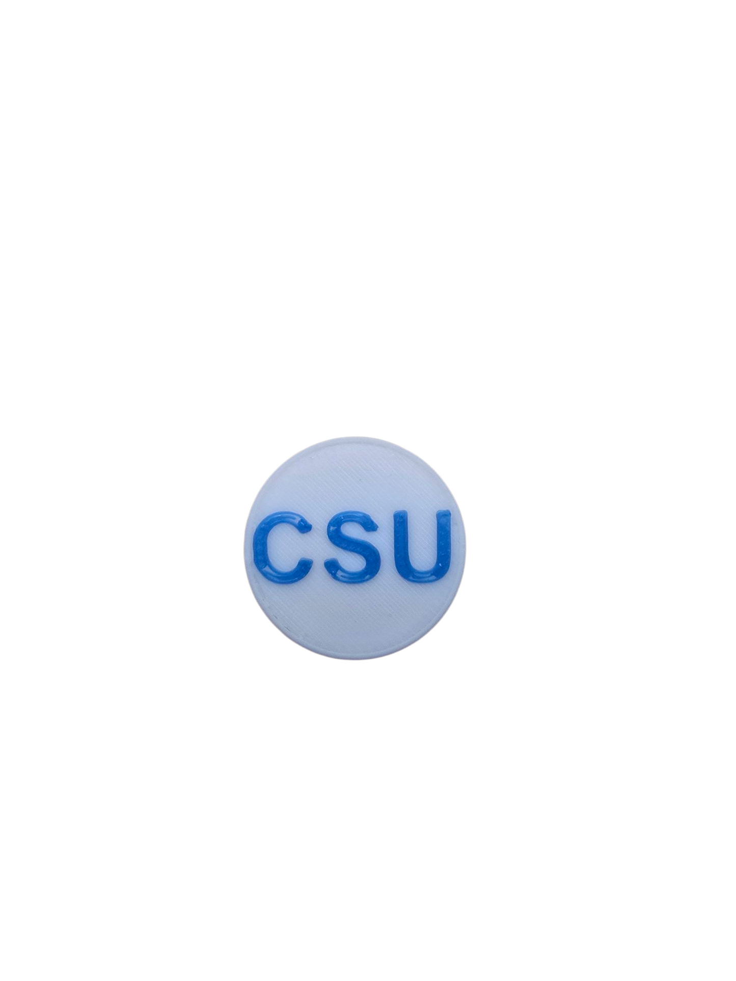 Einkaufschip CSU – Politischer Einkaufswagenchip im Design der Christlich-Sozialen Union