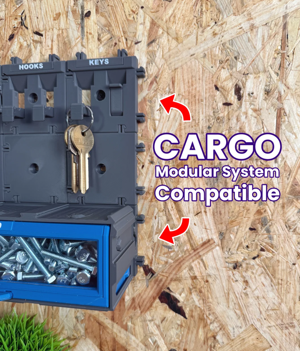 Modularer Lückenfüller für Aufbewahrungsboxen – Erweiterungselement für nahtlose Verbindung
