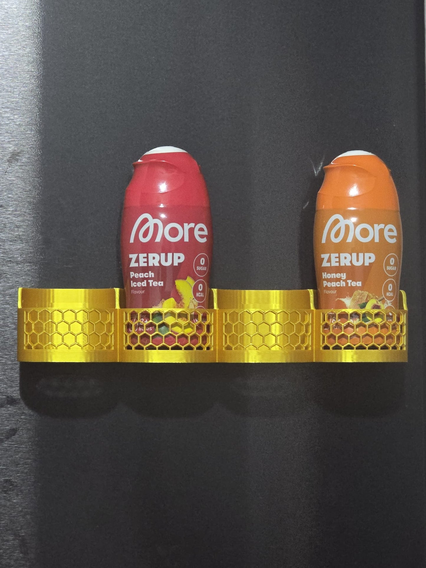 More Zerup, ESN Flaschenhalter & Sirup Regal – 1–7 Flaschen, Kühlschrank