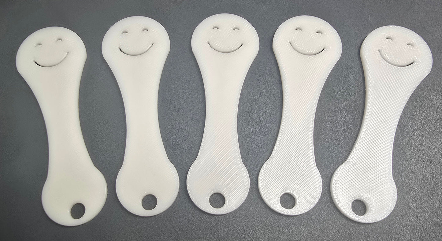 Impression 3D 5 x jeton de panier d'achat feuille de trèfle