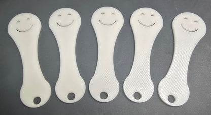 Impression 3D 5 x jeton de panier d'achat feuille de trèfle