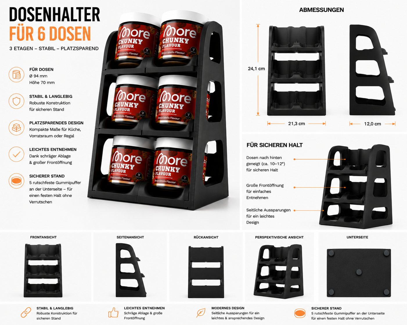 Dosenhalter für 150g Flavor Dosen