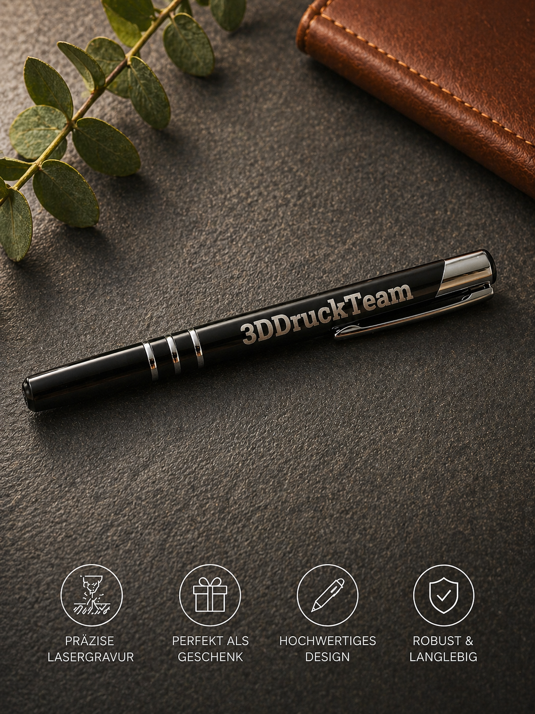 Personalisierter Kugelschreiber mit Gravur – Individuell & Elegant