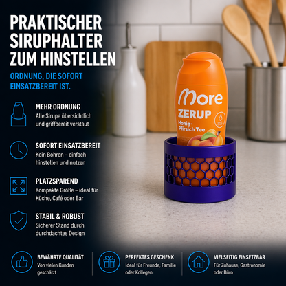 Sirup Regal Kühlschrank für More Zerup und ESN Flaschen 1 bis 7 Organizer
