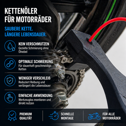 Kettenspray Sprühaufsatz Motorrad Spritzschutz Sprühhilfe Kette