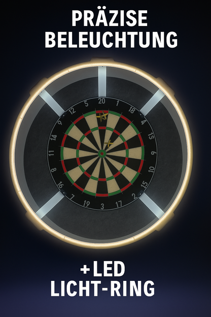 3D printed dartboard lighting