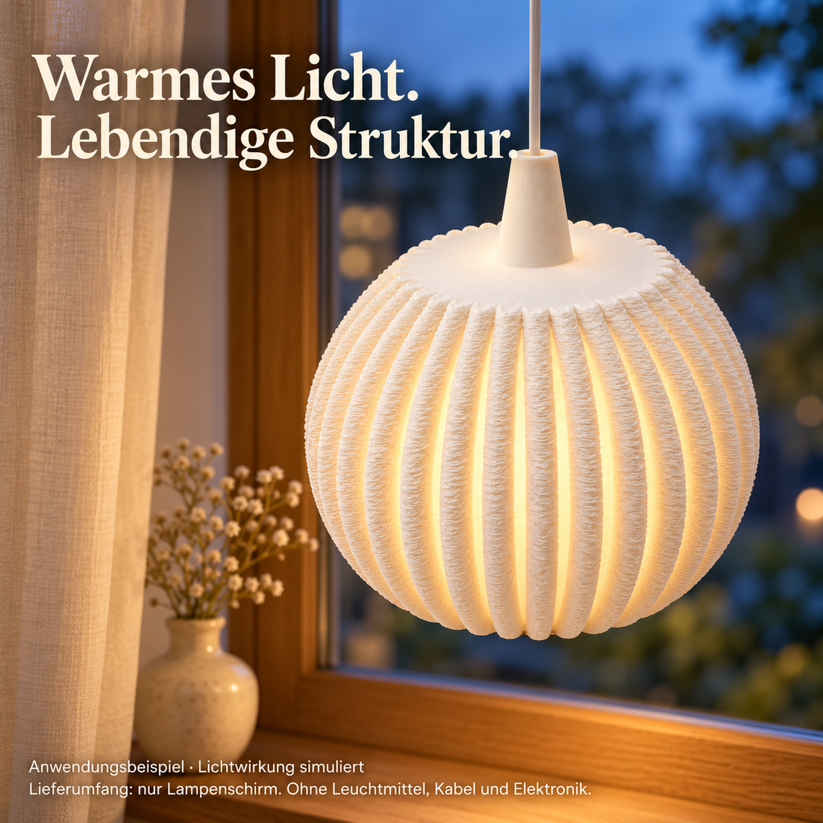 Lampenschirme für Weihnachtsstern A1/A1E – Formen aus PLA