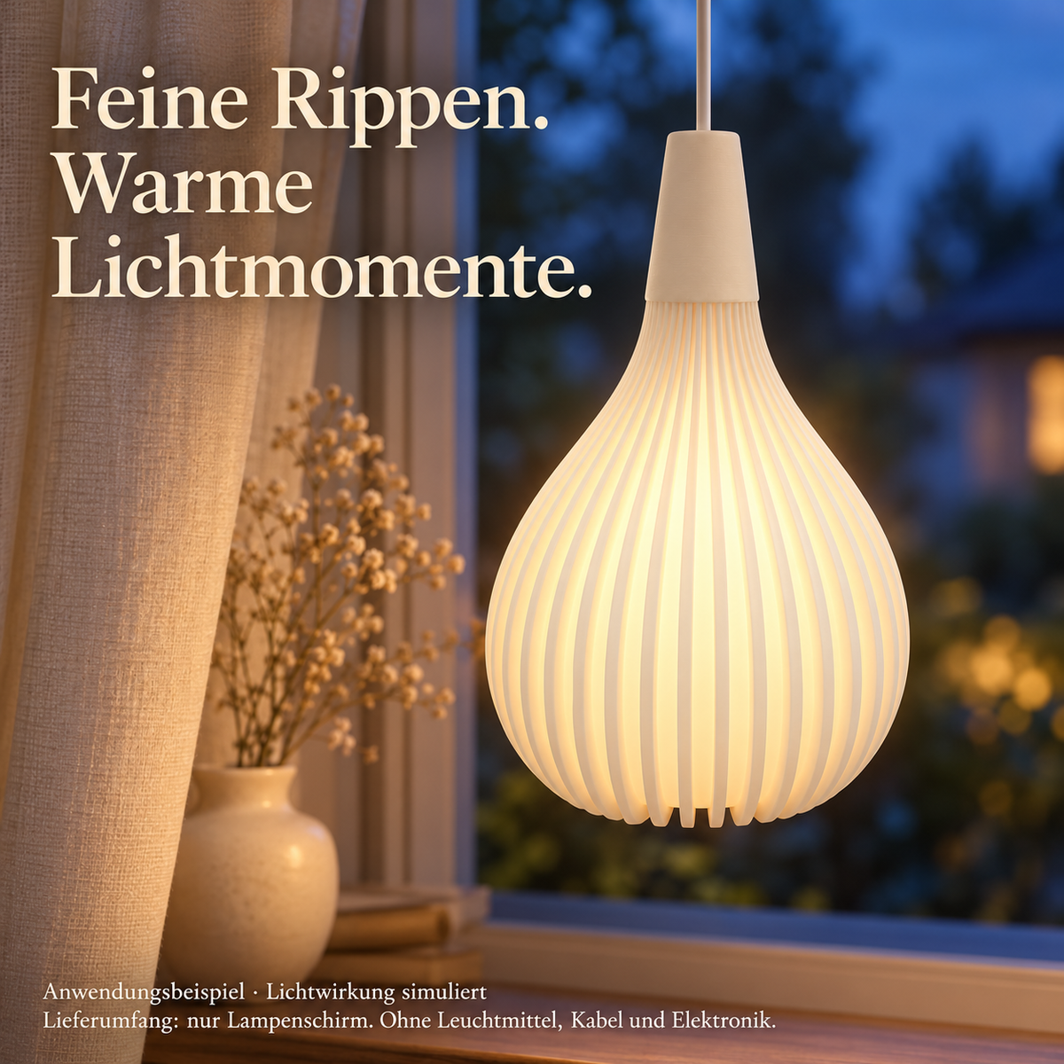 Lampenschirme für Weihnachtsstern A1/A1E – Formen aus PLA