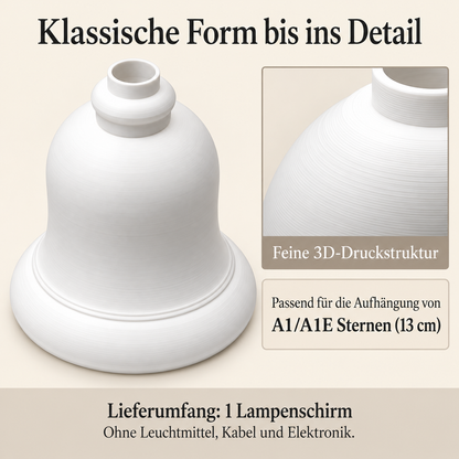 Lampenschirme für Weihnachtsstern A1/A1E – Formen aus PLA