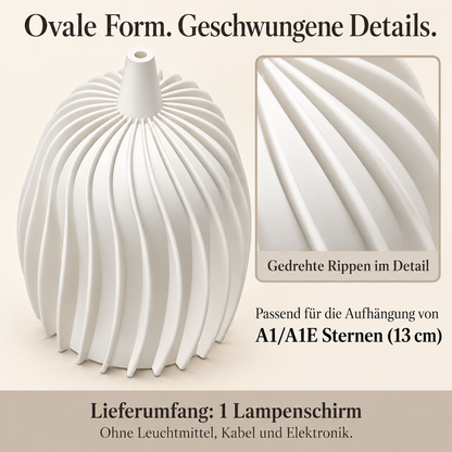 Lampenschirme für Weihnachtsstern A1/A1E – Formen aus PLA