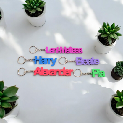 3D Printing Personalized Keychain with Name