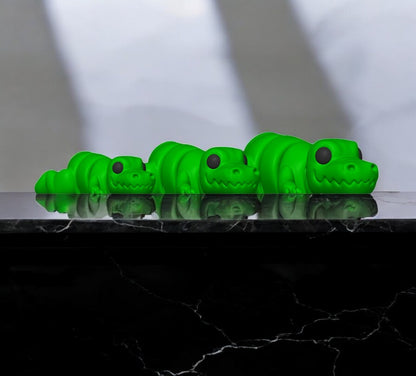 Mini Tiere flexibel 3D Druck – Gelenkiges Fidget Spielzeug (7,5 cm)