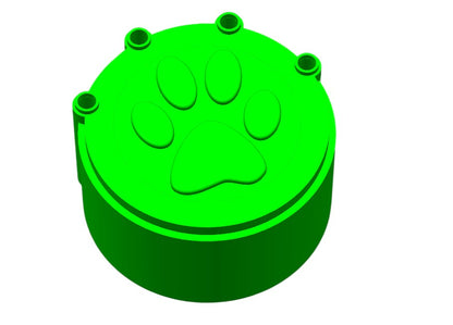 Pfotenhalterung Blutröhrchen – Hunde & Katzenform | PETG | Für Tierärzte & Kliniken