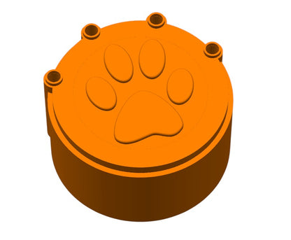 Pfotenhalterung Blutröhrchen – Hunde & Katzenform | PETG | Für Tierärzte & Kliniken