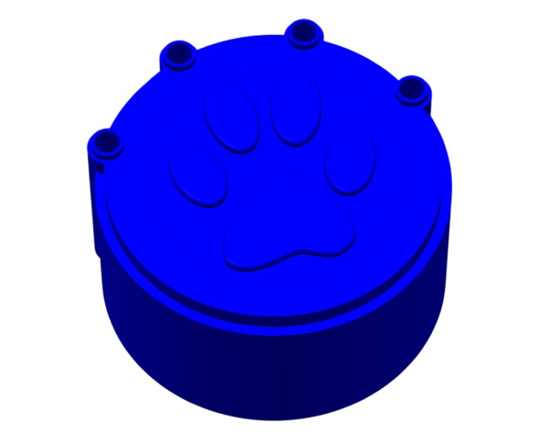 Pfotenhalterung Blutröhrchen – Hunde & Katzenform | PETG | Für Tierärzte & Kliniken