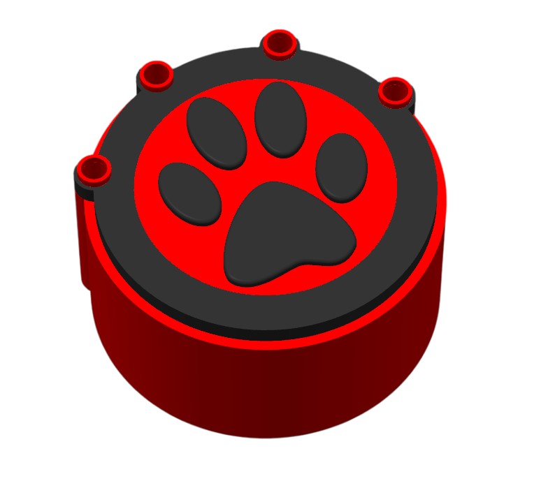Pfotenhalterung Blutröhrchen – Hunde & Katzenform | PETG | Für Tierärzte & Kliniken
