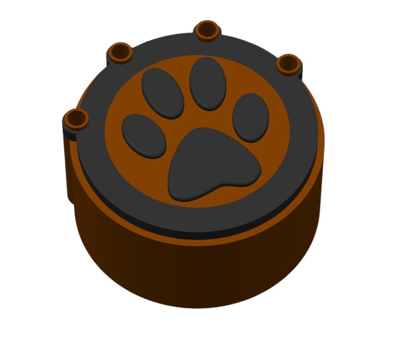 Pfotenhalterung Blutröhrchen – Hunde & Katzenform | PETG | Für Tierärzte & Kliniken