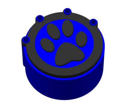 Pfotenhalterung Blutröhrchen – Hunde & Katzenform | PETG | Für Tierärzte & Kliniken