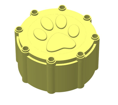 Pfotenhalterung Blutröhrchen – Hunde & Katzenform | PETG | Für Tierärzte & Kliniken