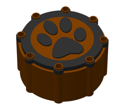 Pfotenhalterung Blutröhrchen – Hunde & Katzenform | PETG | Für Tierärzte & Kliniken