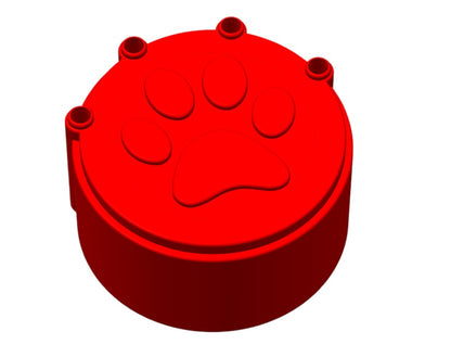 Pfotenhalterung Blutröhrchen – Hunde & Katzenform | PETG | Für Tierärzte & Kliniken