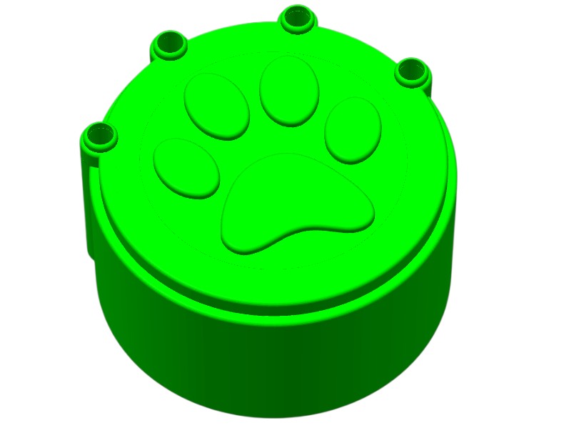 Pfotenhalterung Blutröhrchen – Hunde & Katzenform | PETG | Für Tierärzte & Kliniken