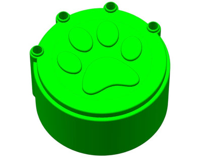 Pfotenhalterung Blutröhrchen – Hunde & Katzenform | PETG | Für Tierärzte & Kliniken