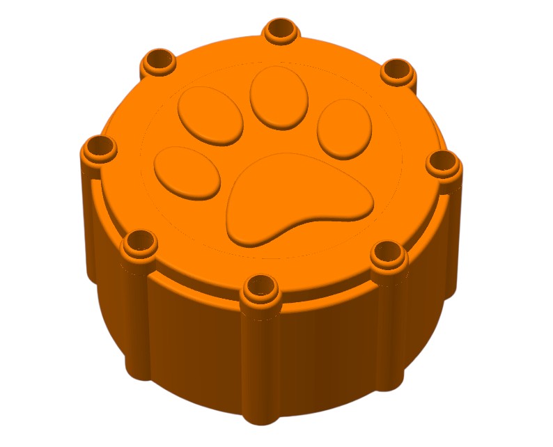 Pfotenhalterung Blutröhrchen – Hunde & Katzenform | PETG | Für Tierärzte & Kliniken