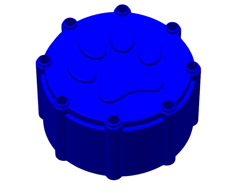 Pfotenhalterung Blutröhrchen – Hunde & Katzenform | PETG | Für Tierärzte & Kliniken