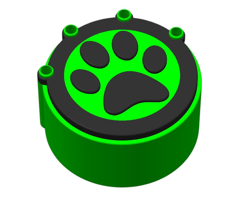 Pfotenhalterung Blutröhrchen – Hunde & Katzenform | PETG | Für Tierärzte & Kliniken