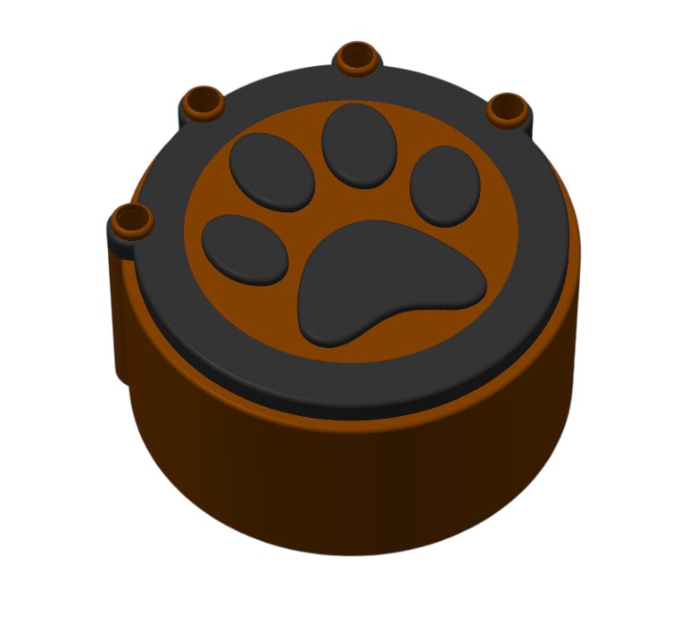 Pfotenhalterung Blutröhrchen – Hunde & Katzenform | PETG | Für Tierärzte & Kliniken