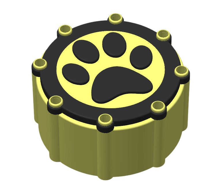 Pfotenhalterung Blutröhrchen – Hunde & Katzenform | PETG | Für Tierärzte & Kliniken