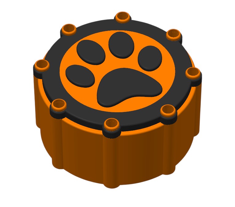 Pfotenhalterung Blutröhrchen – Hunde & Katzenform | PETG | Für Tierärzte & Kliniken