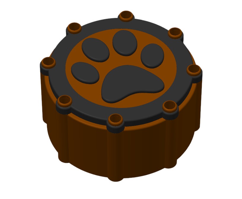 Pfotenhalterung Blutröhrchen – Hunde & Katzenform | PETG | Für Tierärzte & Kliniken