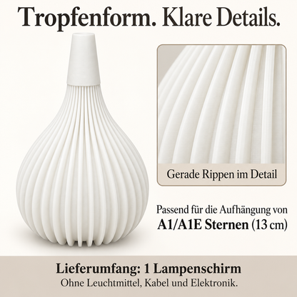 Lampenschirme für Weihnachtsstern A1/A1E – Formen aus PLA