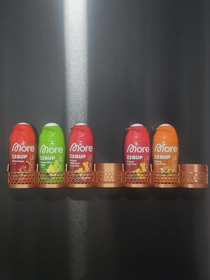 More Zerup, ESN Flaschenhalter & Sirup Regal – 1–7 Flaschen, Kühlschrank