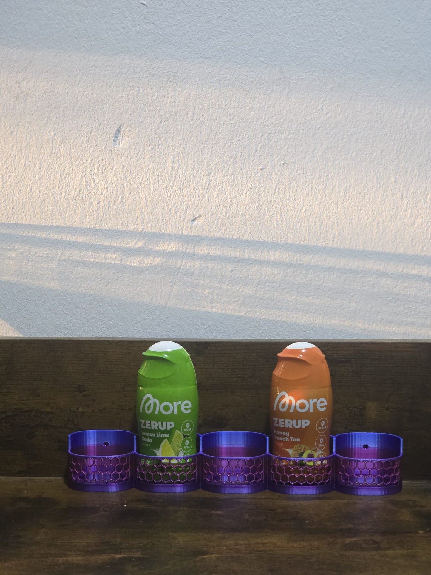 More Zerup, ESN Flaschenhalter & Sirup Regal – 1–7 Flaschen, Kühlschrank