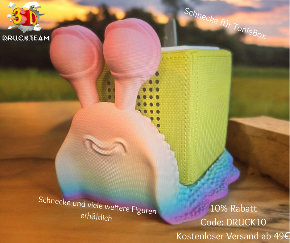 3D Druck Schnecke für Toniebox