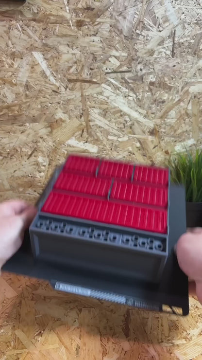 Große modulare Aufbewahrungsbox – passend für 3×1x1, 2×2x1, 1×3x1 Boxen + Bits