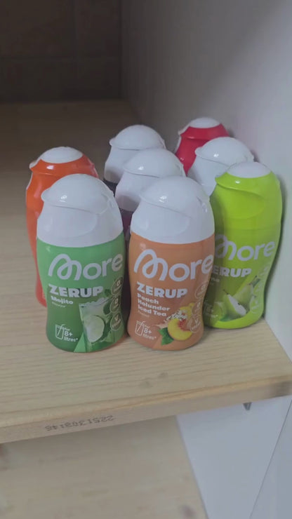 More Zerup Halterung – Flaschenhalter für 3 bis 15 Sirupflaschen