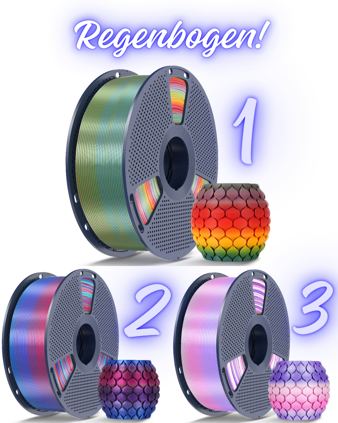 Proteinriegel Organizer – Waben Design offen | 3D-gedruckter Riegelhalter für ESN, More & Co.